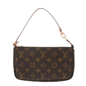 Louis Vuitton Monogram Canvas Pochette Accessoires Brown Accessory
